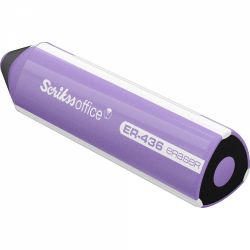 Radiera Creion Scrikss Triangle Pencil Eraser ER 436 Purple