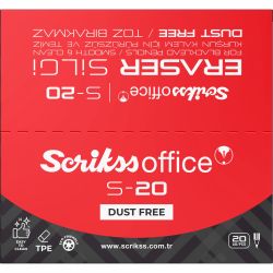 Radiera Creion Scrikss Eraser S 20 White