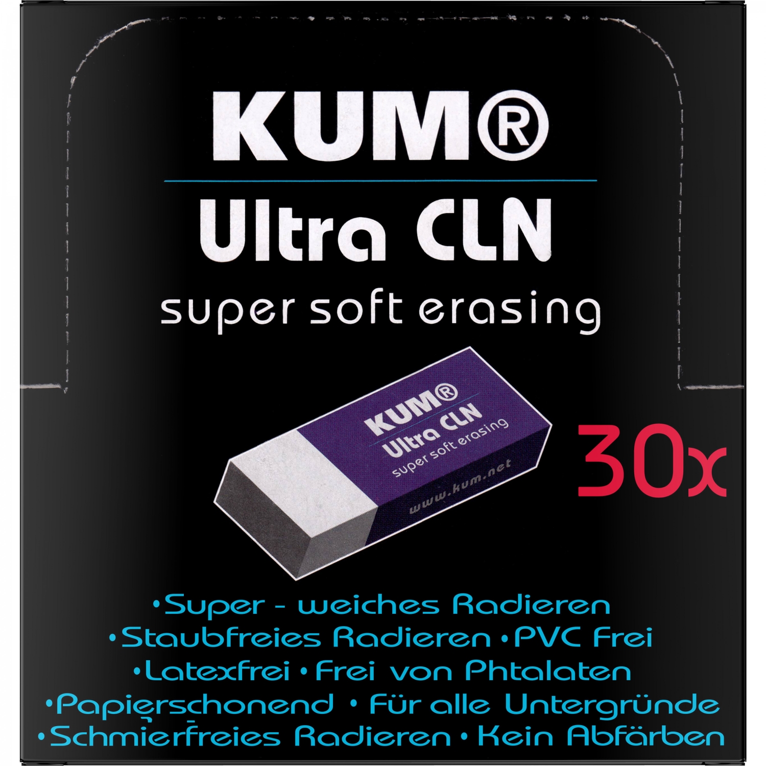 Imagine Produs Radiera Creion KUM Ultra CLN Super Soft Eraser SW White