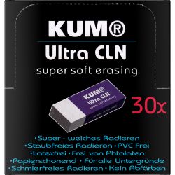 Radiera Creion KUM Ultra CLN Super Soft Eraser SW White