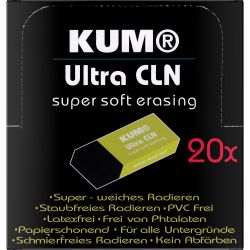 Radiera Creion KUM Ultra CLN Super Soft Eraser BW Black