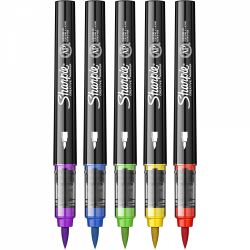 Set 5 Markere Creativ Brush Sharpie Creative Acrylic Paint Water Based Assorted Colors