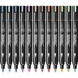 Set 12 Markere Creativ Bullet Sharpie Creative Acrylic Paint Water Based Earth Tones
