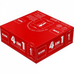 Ascutitoare Cvadrupla cu Container KUM 4-in-1 K4 Plastic Green