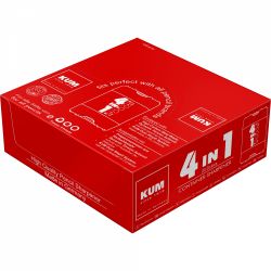 Ascutitoare Cvadrupla cu Container KUM 4-in-1 K4 Plastic Green