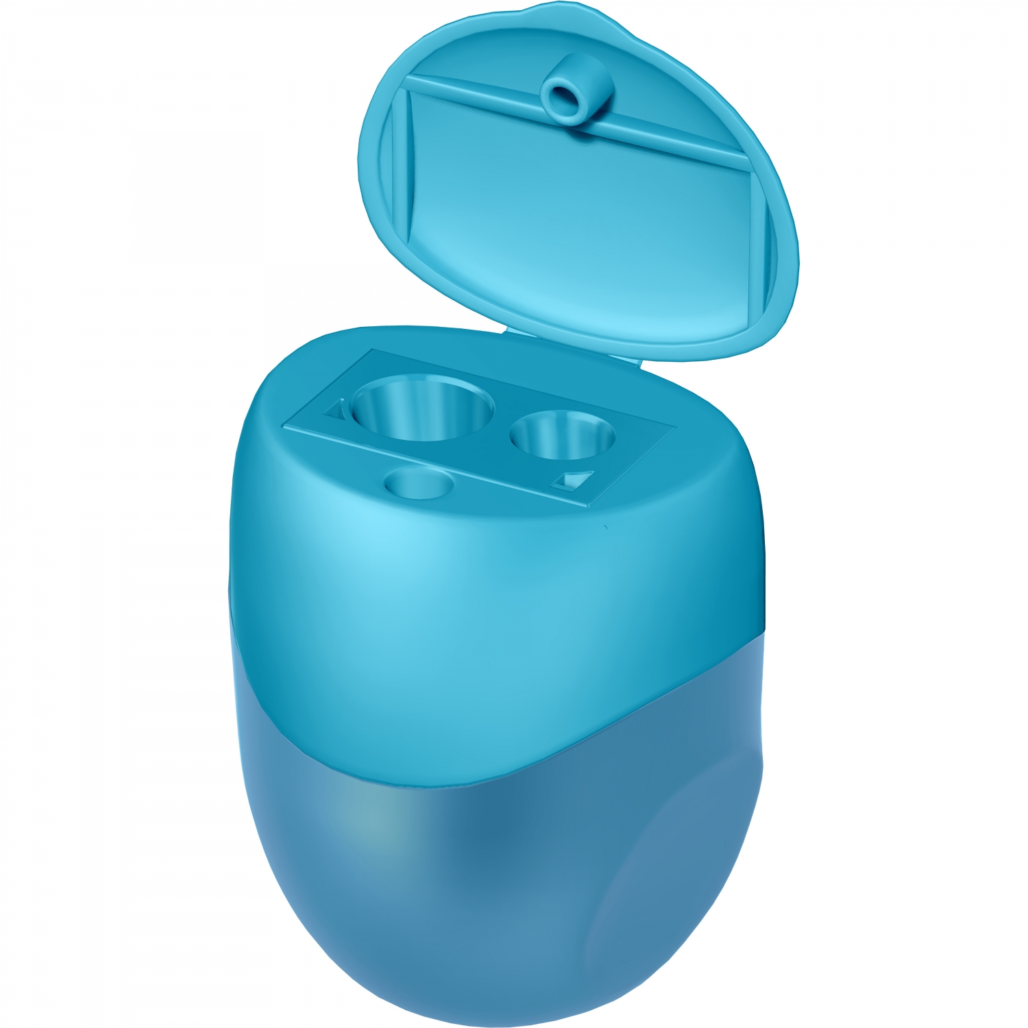 Imagine Produs Ascutitoare Dubla cu Container KUM Pencil Pal K2 Plastic Blue