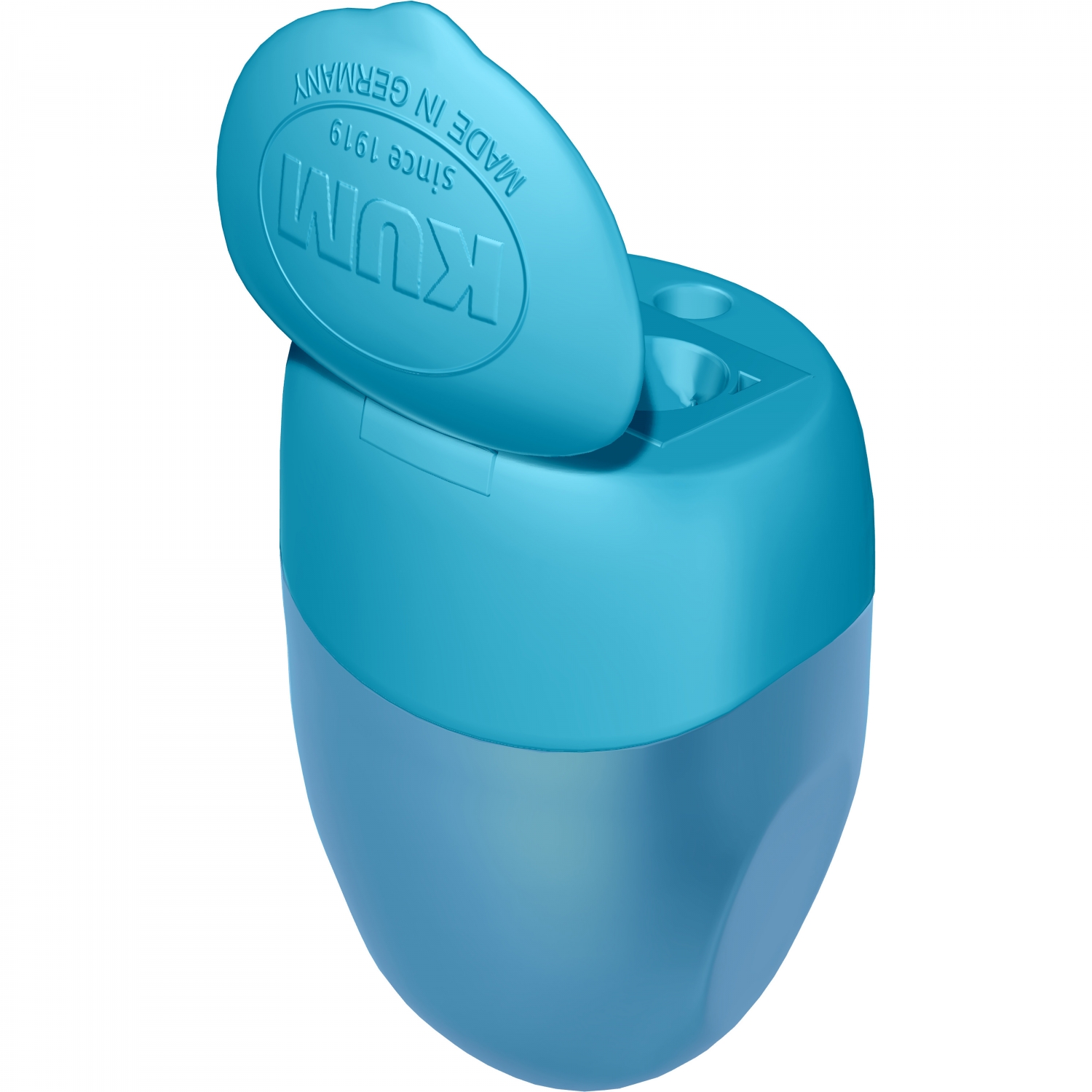 Imagine Produs Ascutitoare Dubla cu Container KUM Pencil Pal K2 Plastic Blue