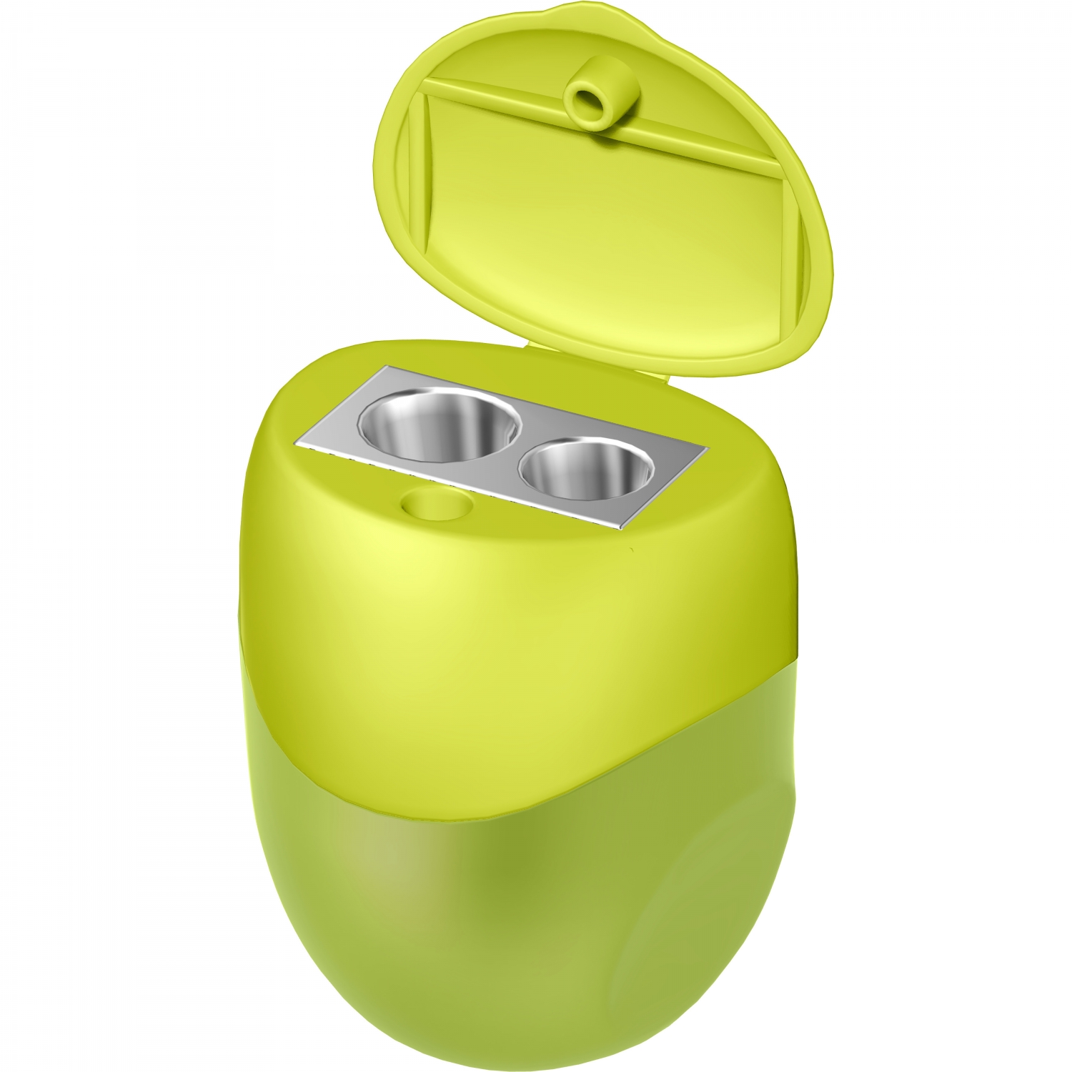 Imagine Produs Ascutitoare Dubla cu Container KUM Pencil Pal M2 Magnesium Green