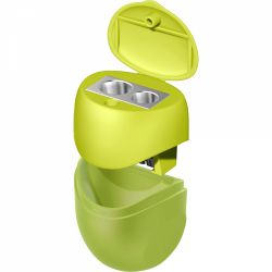 Ascutitoare Dubla cu Container KUM Pencil Pal M2 Magnesium Green