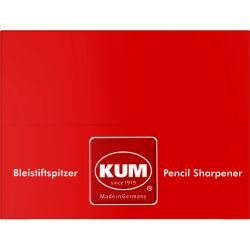 Ascutitoare Dubla cu Container KUM Pod K2 Plastic Red