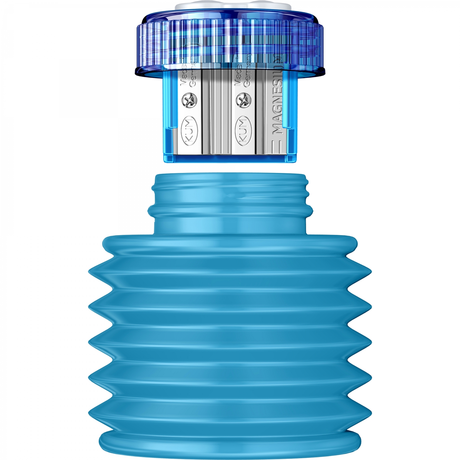 Imagine Produs Ascutitoare Dubla cu Container KUM Softie 442 M2 Pop Magnesium Blue