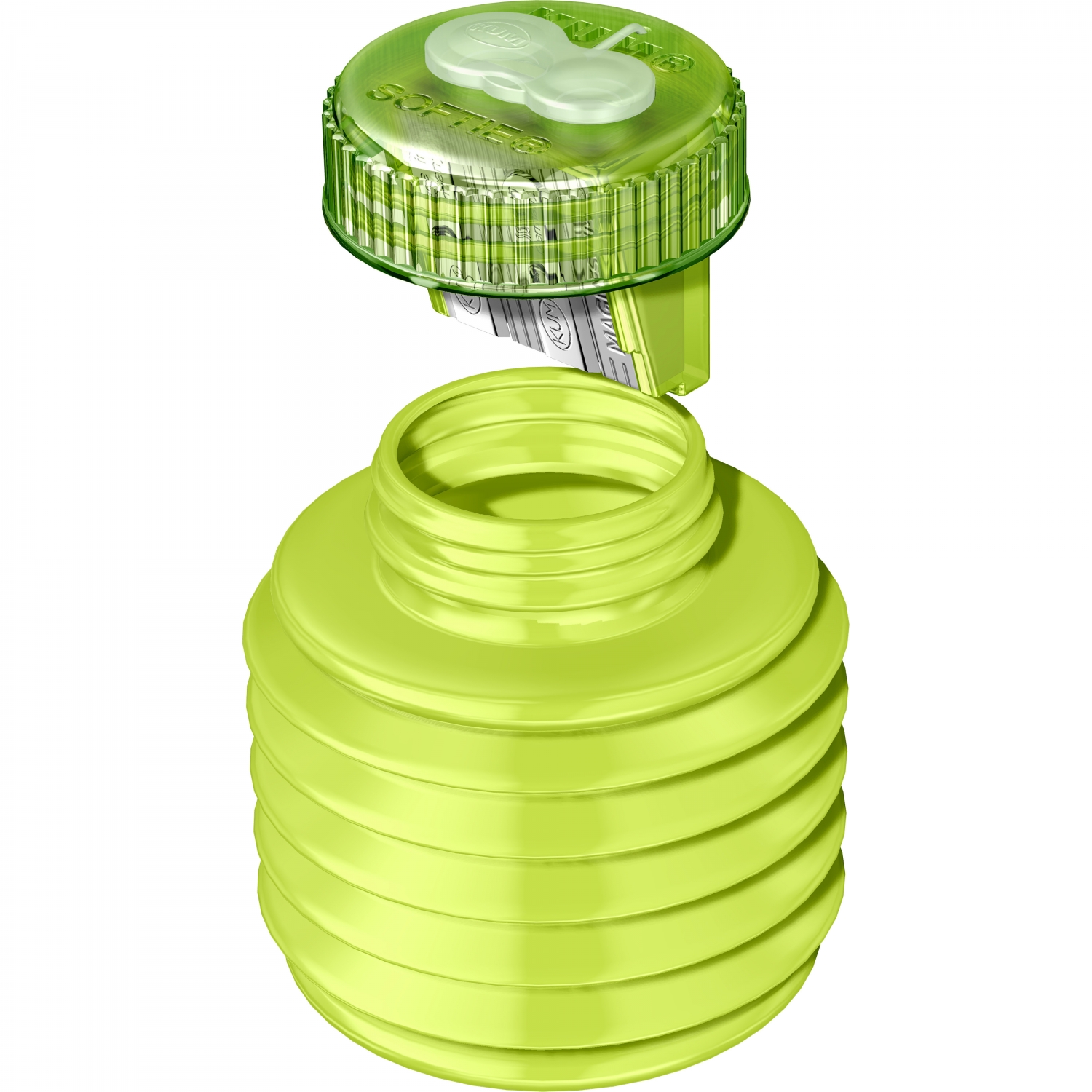 Imagine Produs Ascutitoare Dubla cu Container KUM Softie 442 M2 Pop Magnesium Green