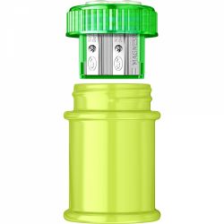 Ascutitoare Dubla cu Container KUM Maxi M2 Magnesium Green