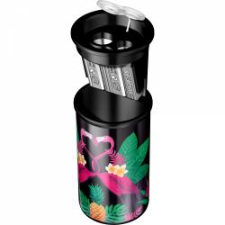 Ascutitoare Dubla cu Container KUM 1870 KM2 Magnesium Tropical Flamingo