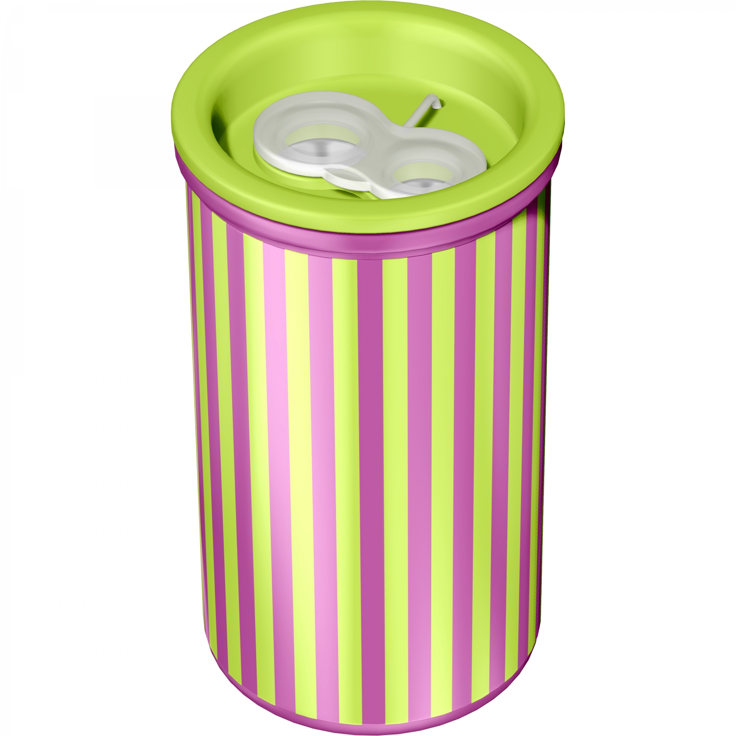 Imagine Produs Ascutitoare Dubla cu Container KUM 1870 KM2 Magnesium Bubbles Green Line