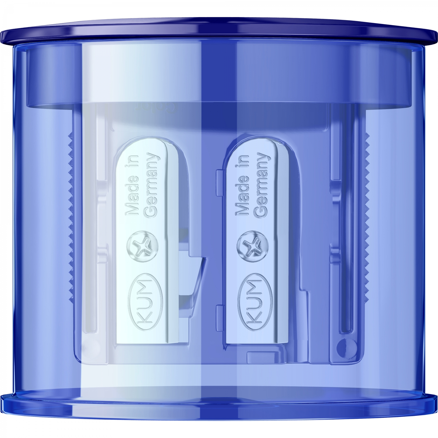 Imagine Produs Ascutitoare Dubla cu Container KUM 218 T Color Combi Blue