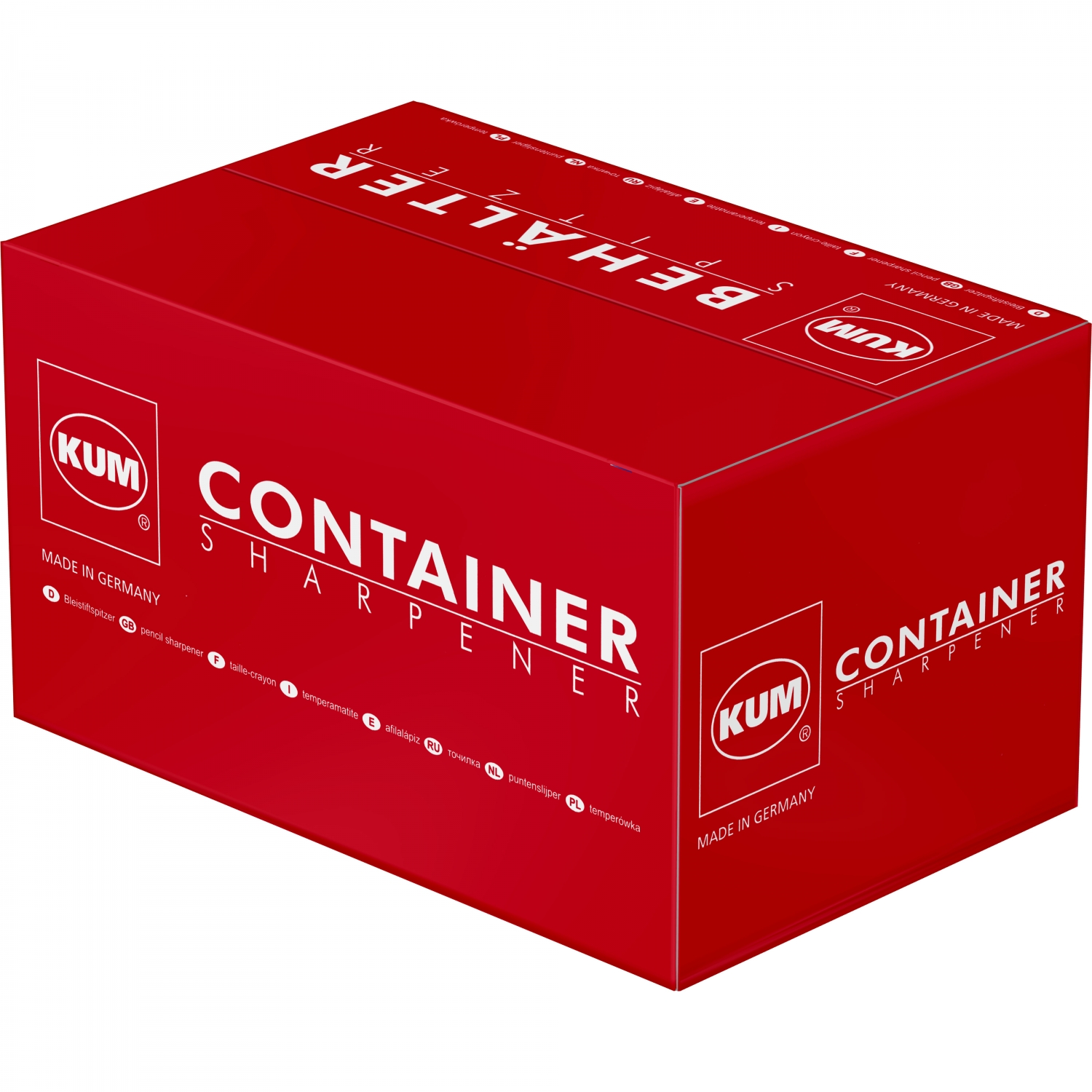 Imagine Produs Ascutitoare Dubla cu Container KUM 218 T Color Combi Red