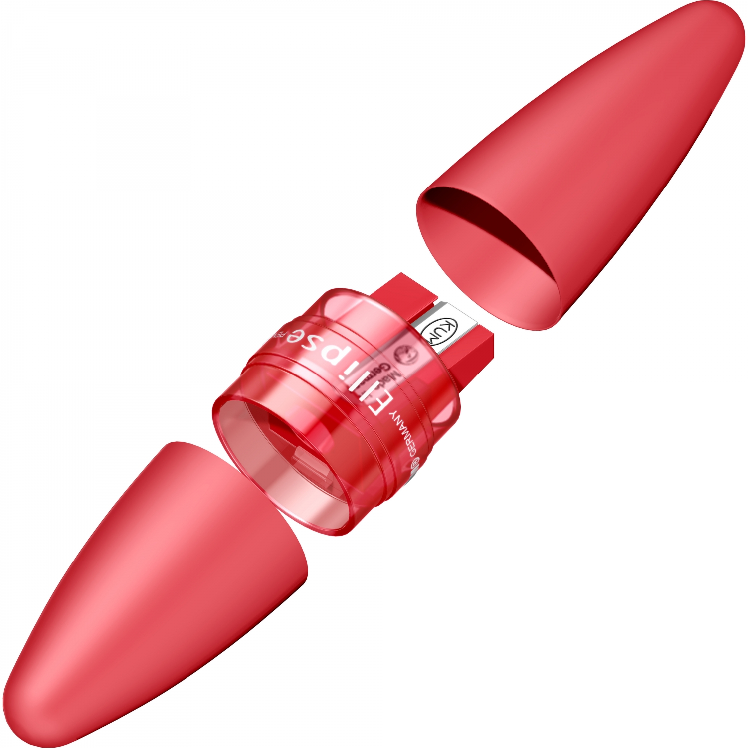 Imagine Produs Ascutitoare cu Container KUM Ellipse K1 Plastic Red