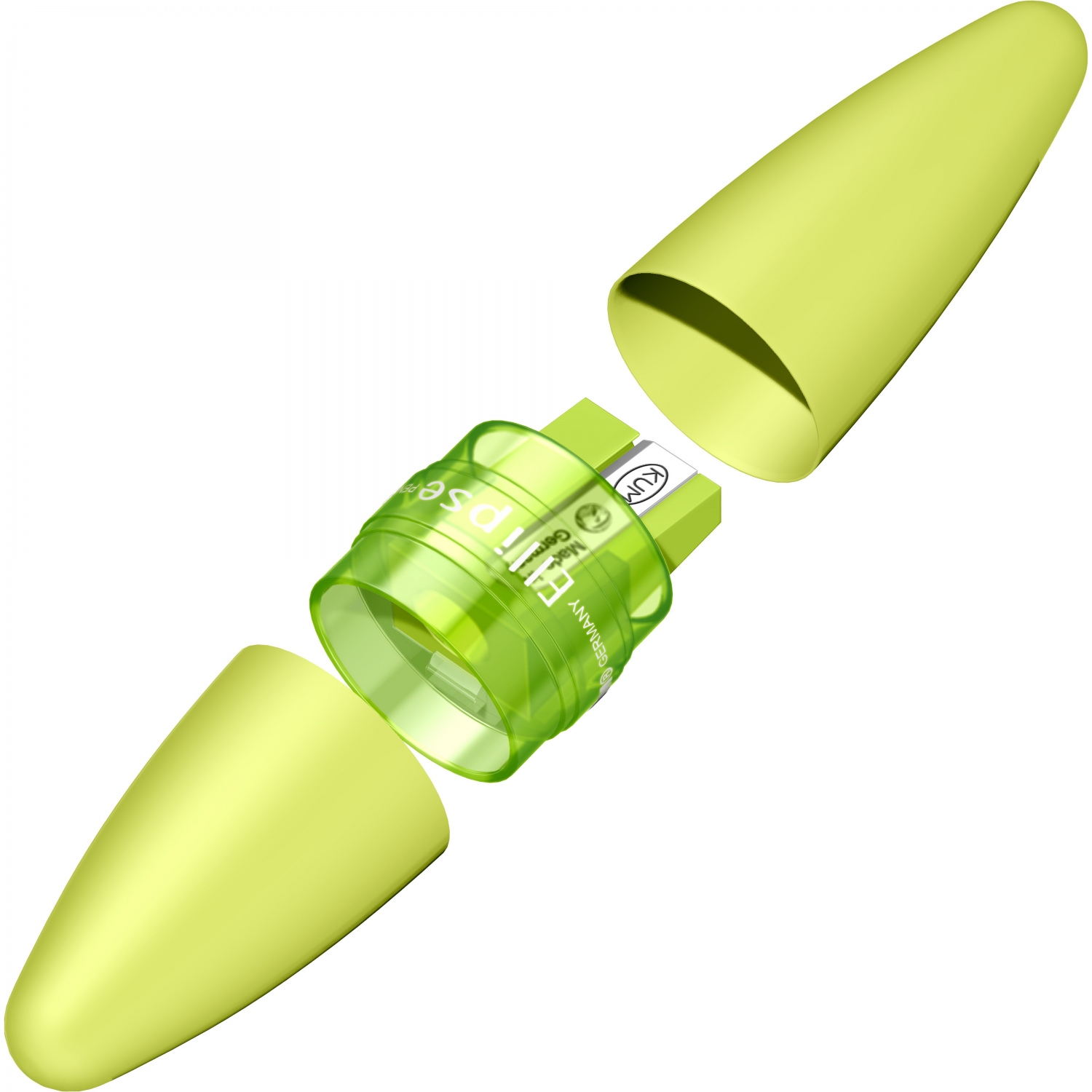 Imagine Produs Ascutitoare cu Container KUM Ellipse K1 Plastic Green