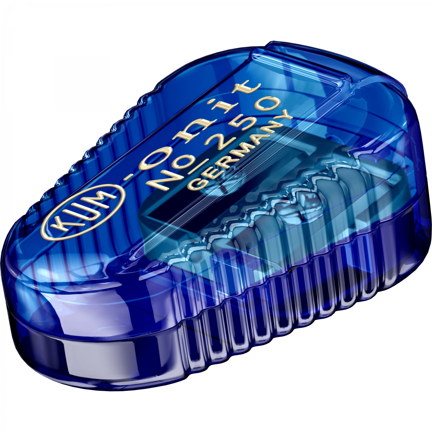 Imagine Produs Ascutitoare Dubla cu Container pentru mina 2 mm 3.15 mm KUM Onit 250 Blue