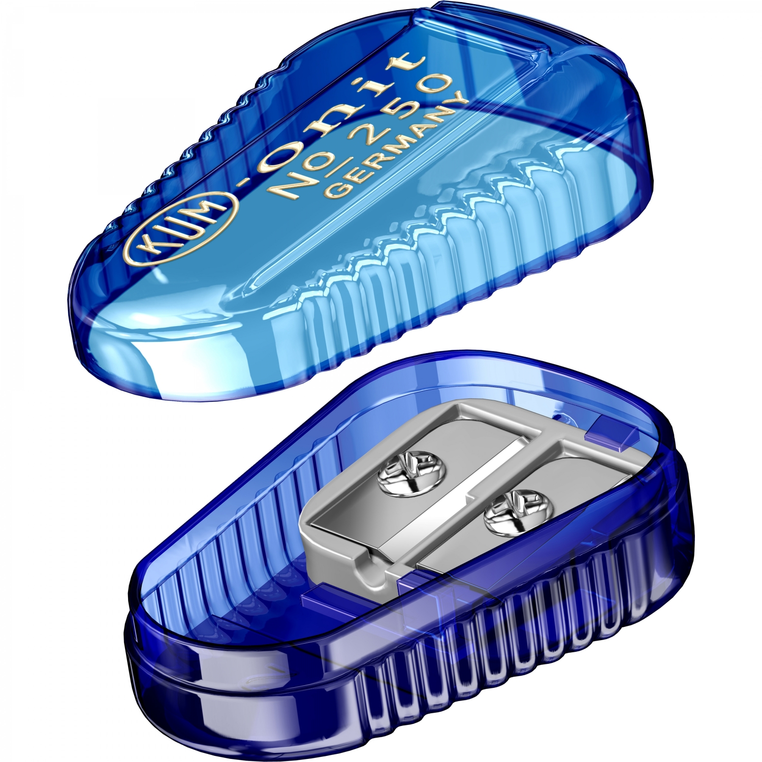 Imagine Produs Ascutitoare Dubla cu Container pentru mina 2 mm 3.15 mm KUM Onit 250 Blue