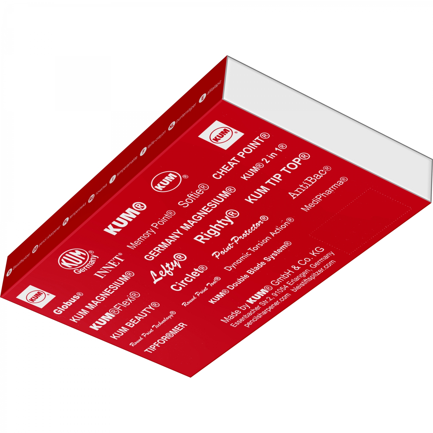 Imagine Produs Ascutitoare Dubla cu Container pentru mina 2 mm 3.15 mm KUM Onit 250 Blue