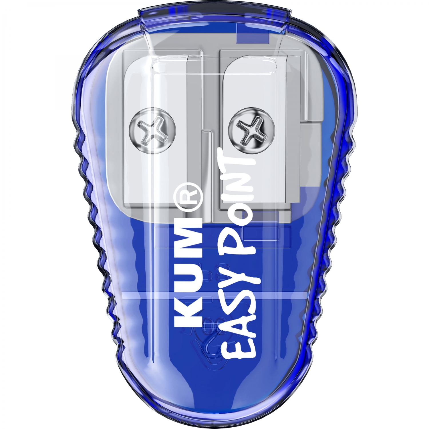 Imagine Produs Ascutitoare Dubla cu Container pentru mina 2 mm 3 mm KUM Easy Point Blister Blue