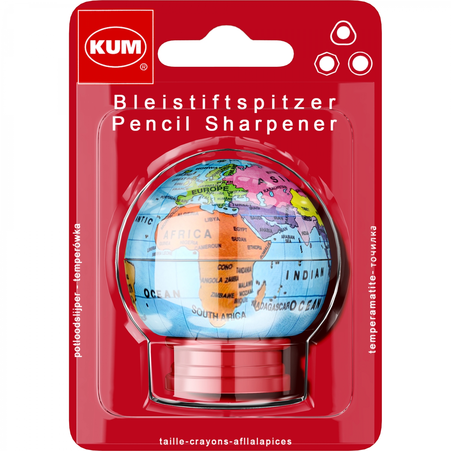 Imagine Produs Ascutitoare cu Container KUM Globus Blister