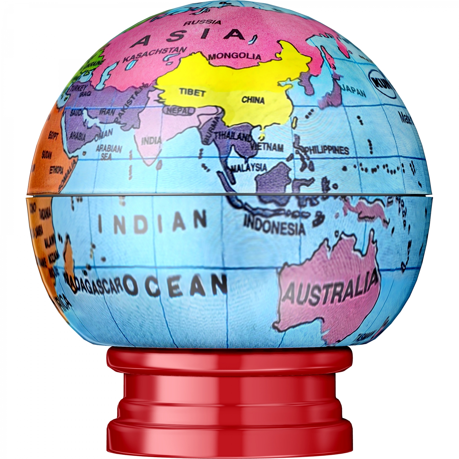 Imagine Produs Ascutitoare cu Container KUM Globus Blister