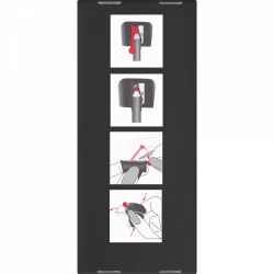 Ascutitoare KUM Black Widow Short Cone Black