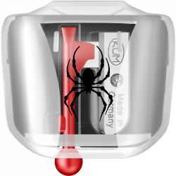 Ascutitoare KUM Black Widow Short Cone Black