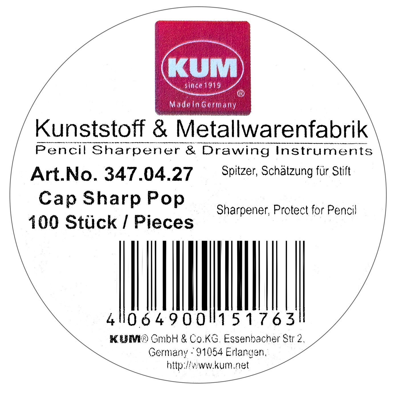 Imagine Produs Ascutitoare KUM Cap Sharpener Red