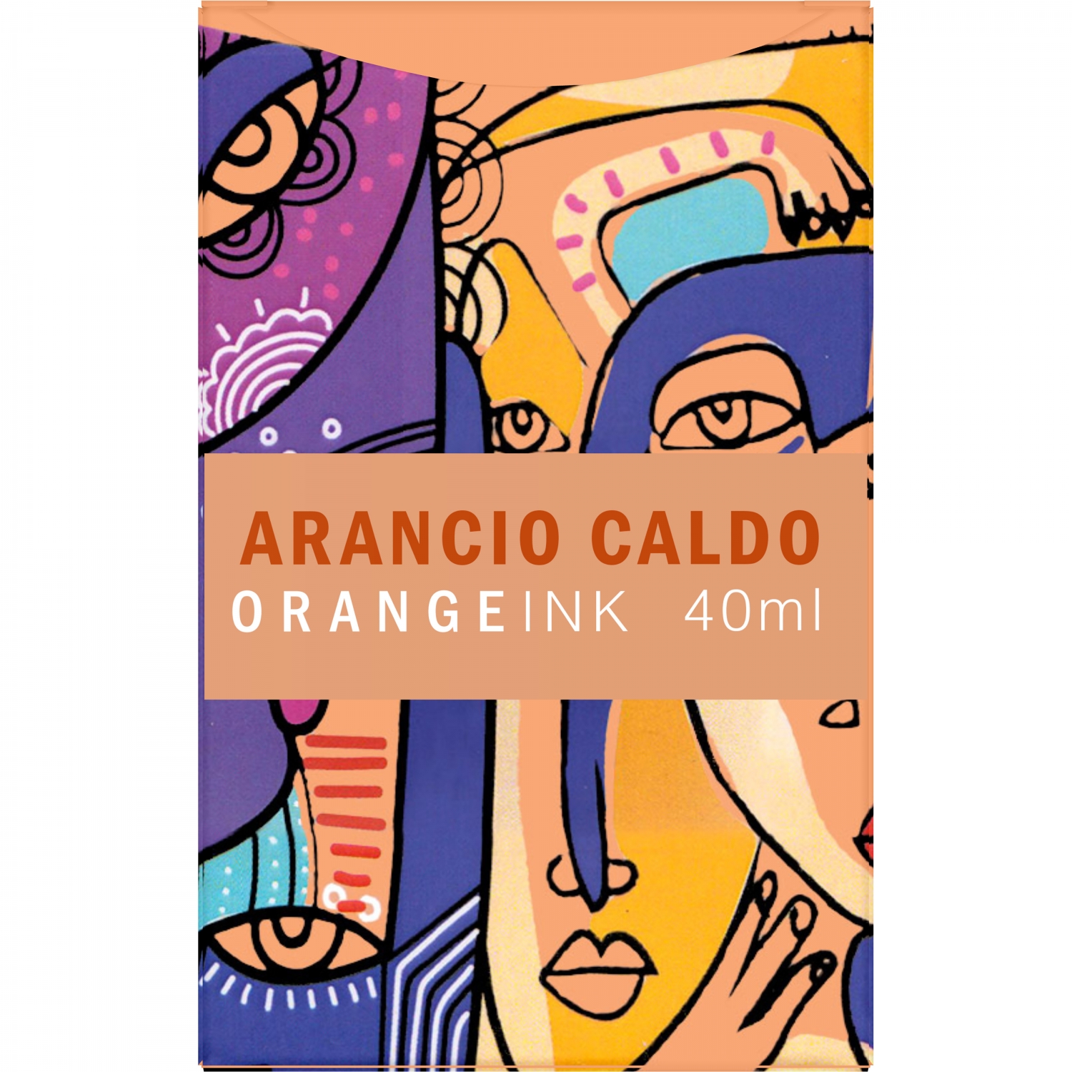 Imagine Produs Calimara Cerneala 40 ml Leonardo Art Arancio Caldo