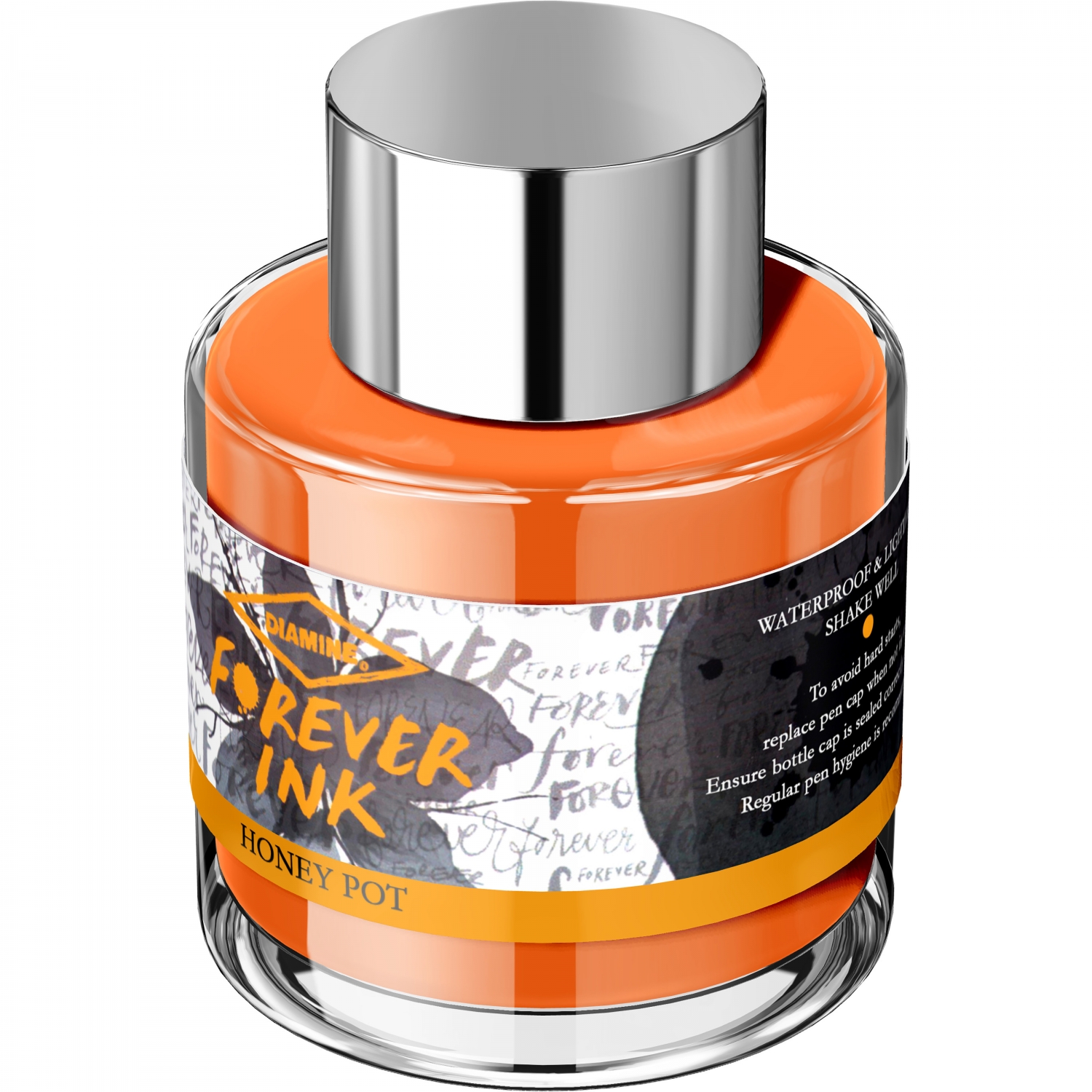 Imagine Produs Calimara Cerneala 50 ml Diamine Forever Ink Honey Pot