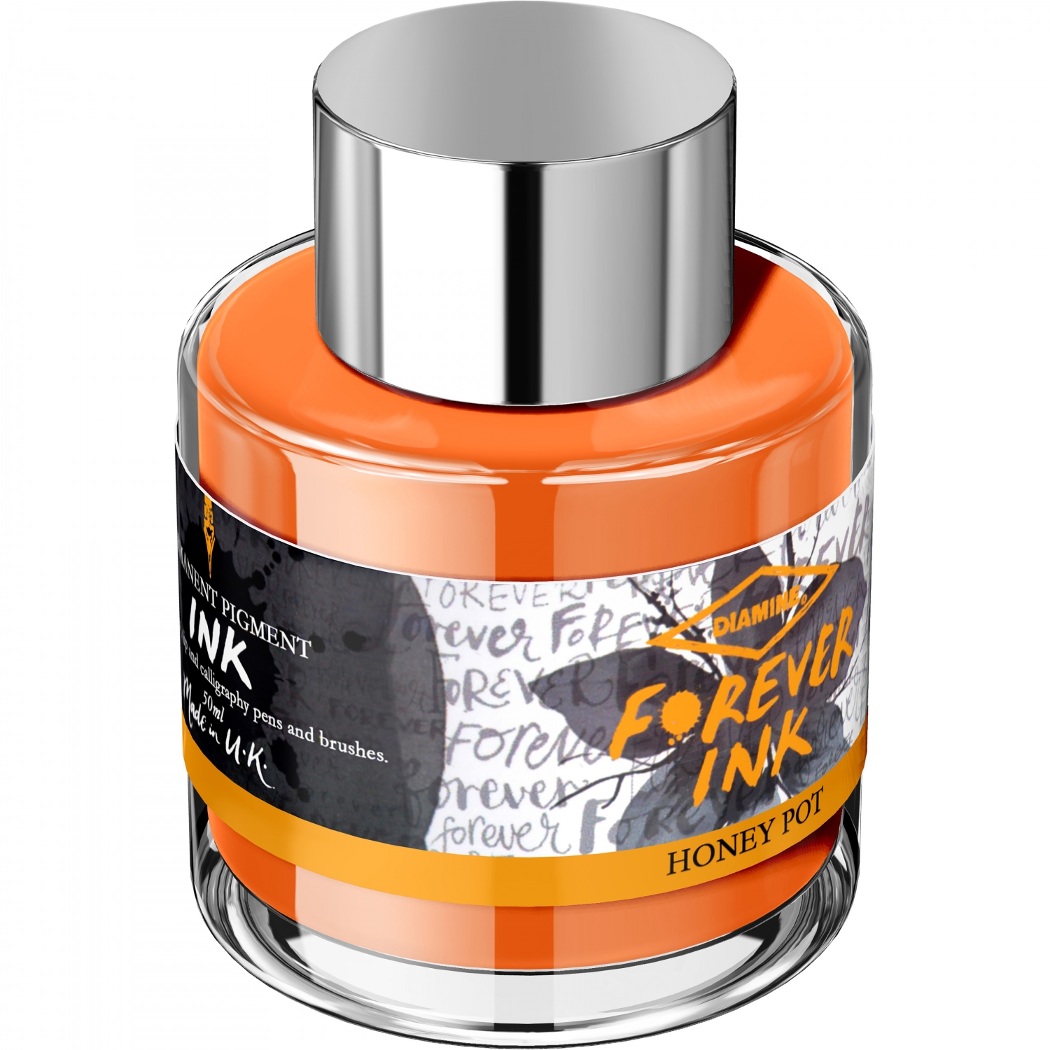 Imagine Produs Calimara Cerneala 50 ml Diamine Forever Ink Honey Pot