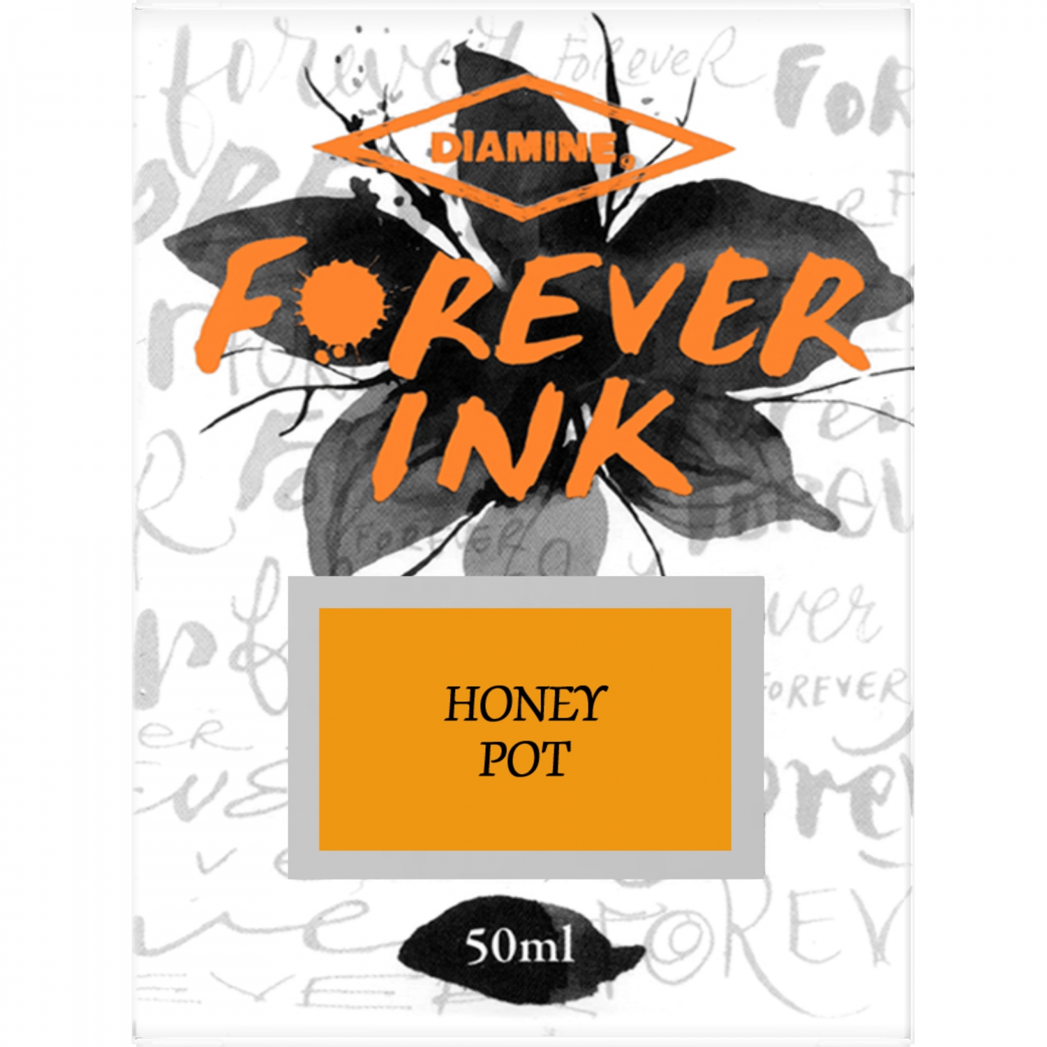 Imagine Produs Calimara Cerneala 50 ml Diamine Forever Ink Honey Pot