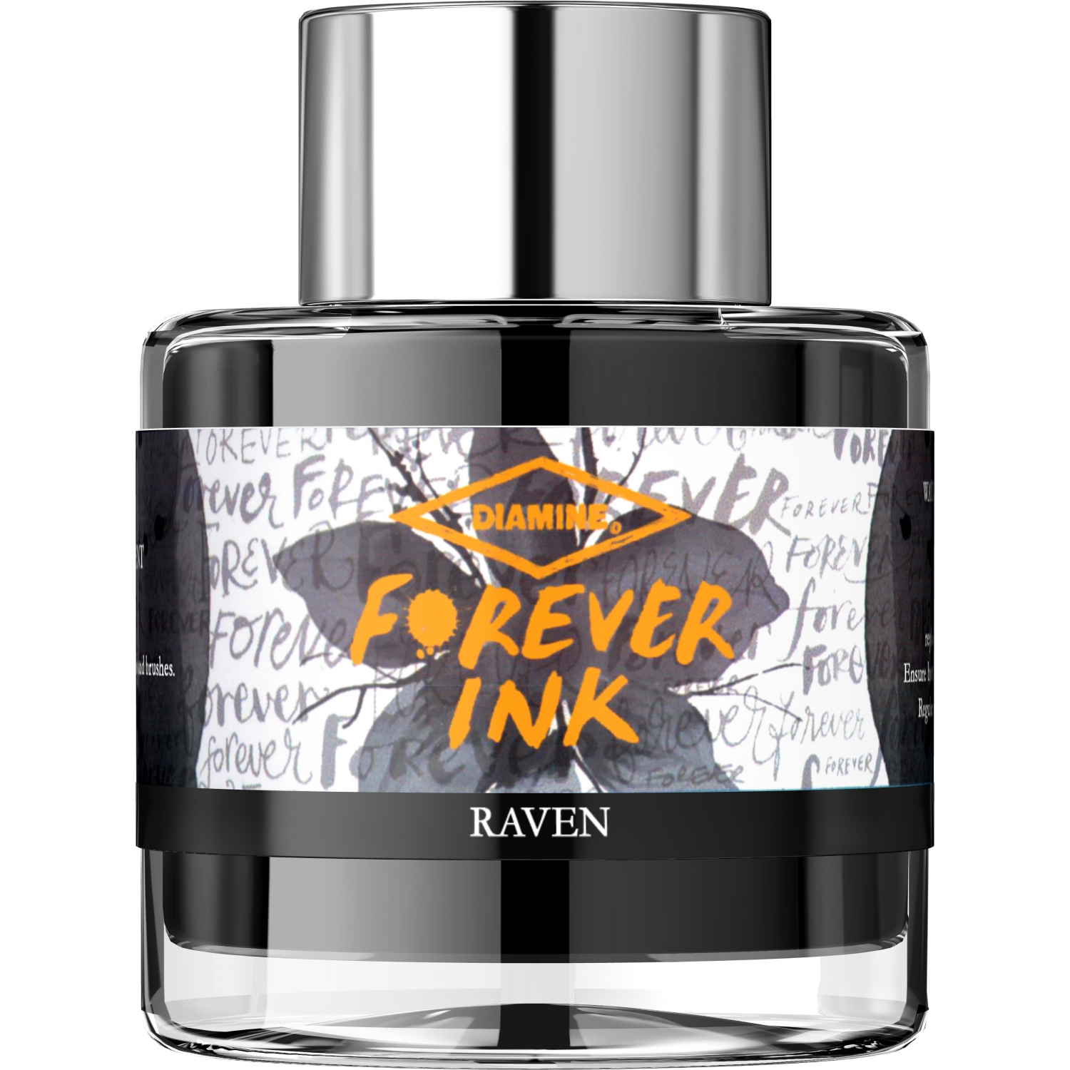 Imagine Produs Calimara Cerneala 50 ml Diamine Forever Ink Raven
