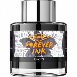 Calimara Cerneala 50 ml Diamine Forever Ink Raven