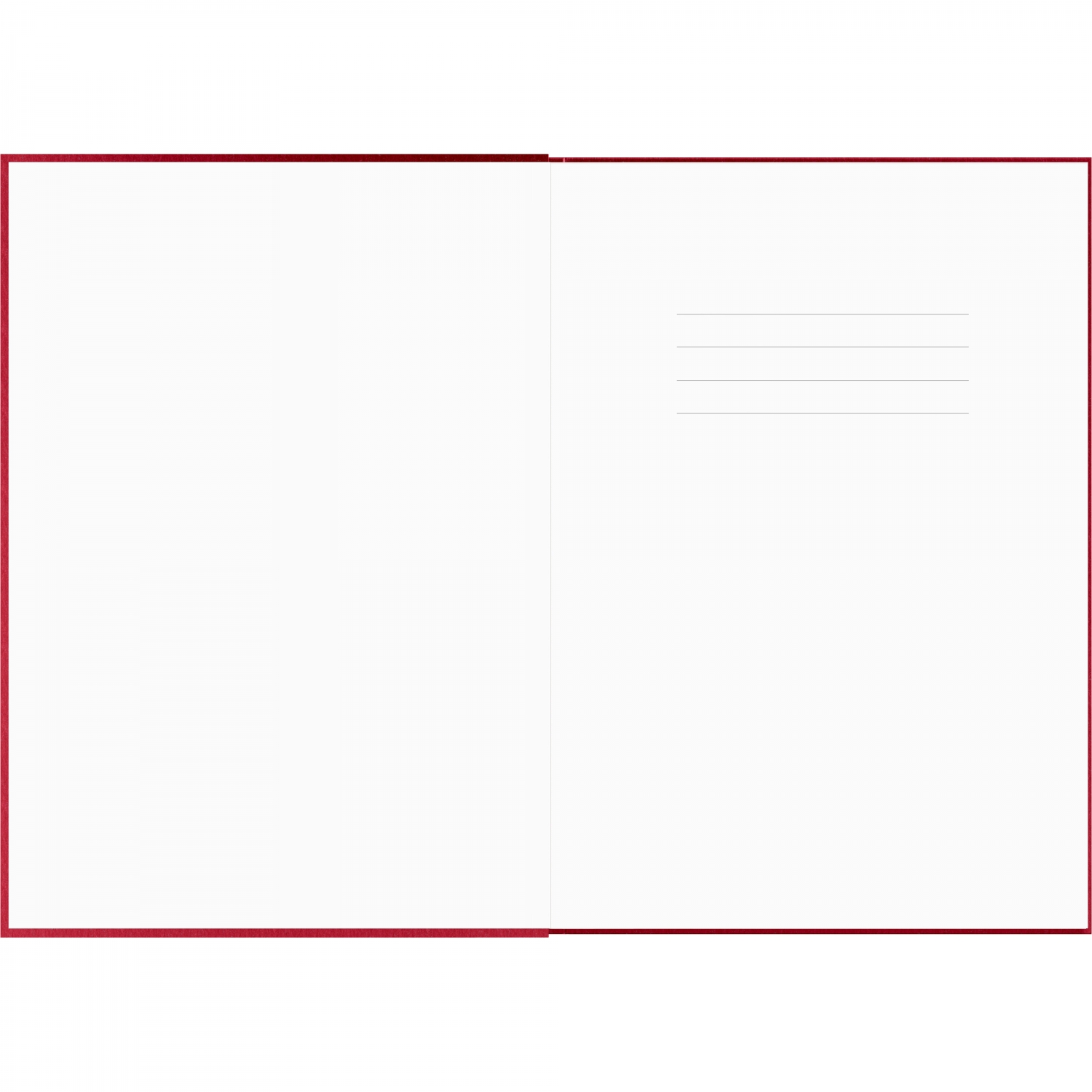 Imagine Produs Caiet A5 Caran dAche Colormat-X Red - White Lined 6 mm - 120 pagini 90 g mp