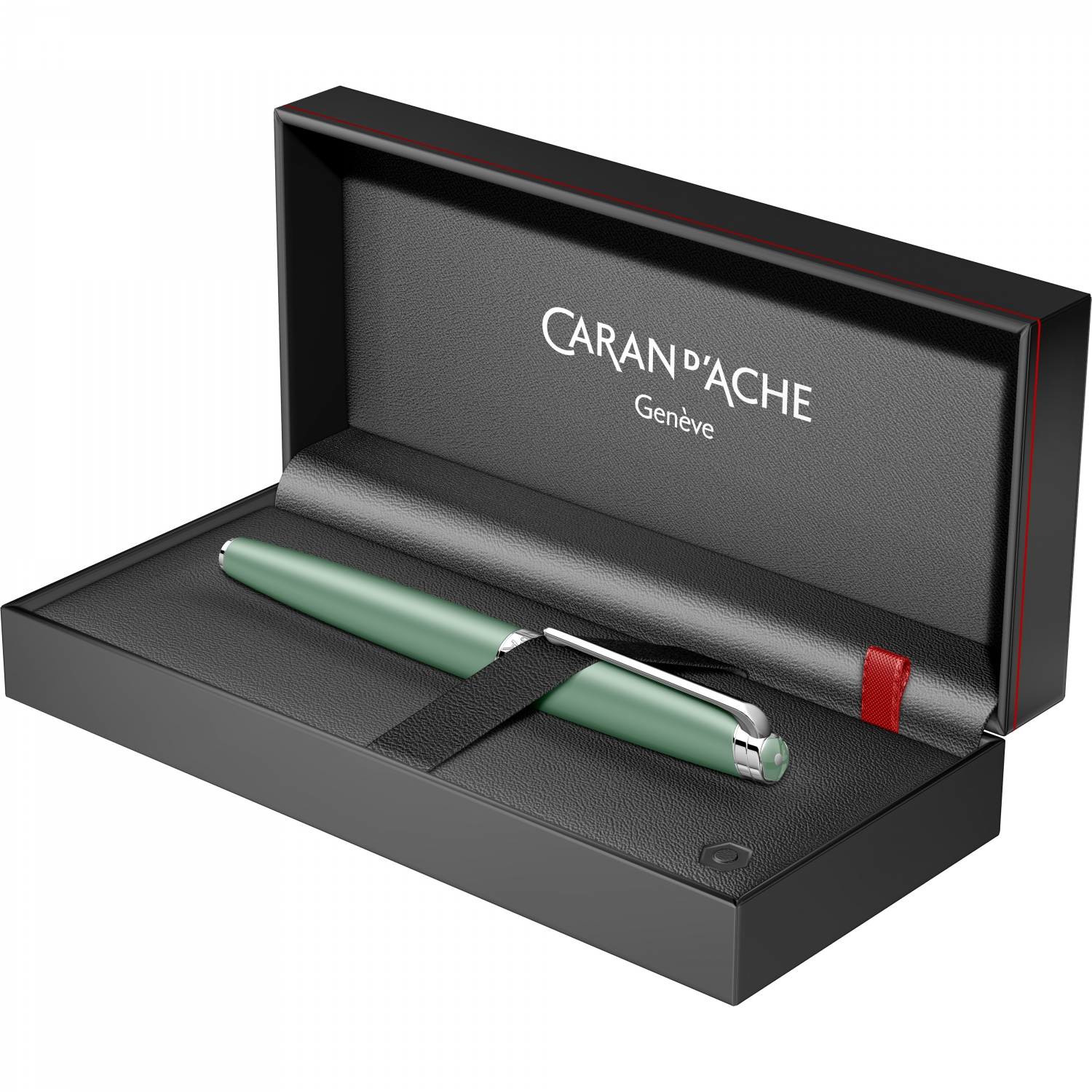 Imagine Produs Stilou 18k Nib Caran Dache Leman SE Vert De Gris SRT