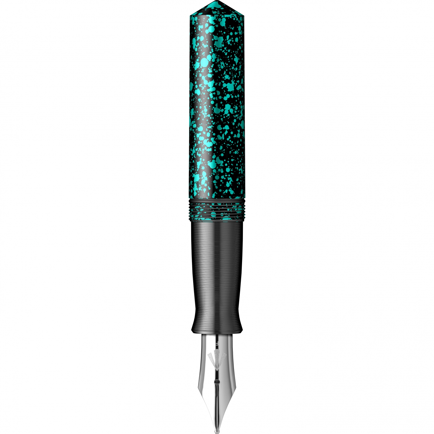 Imagine Produs Stilou Gravitas Pocket Aluminium Teal Splash 0.5 F Nib