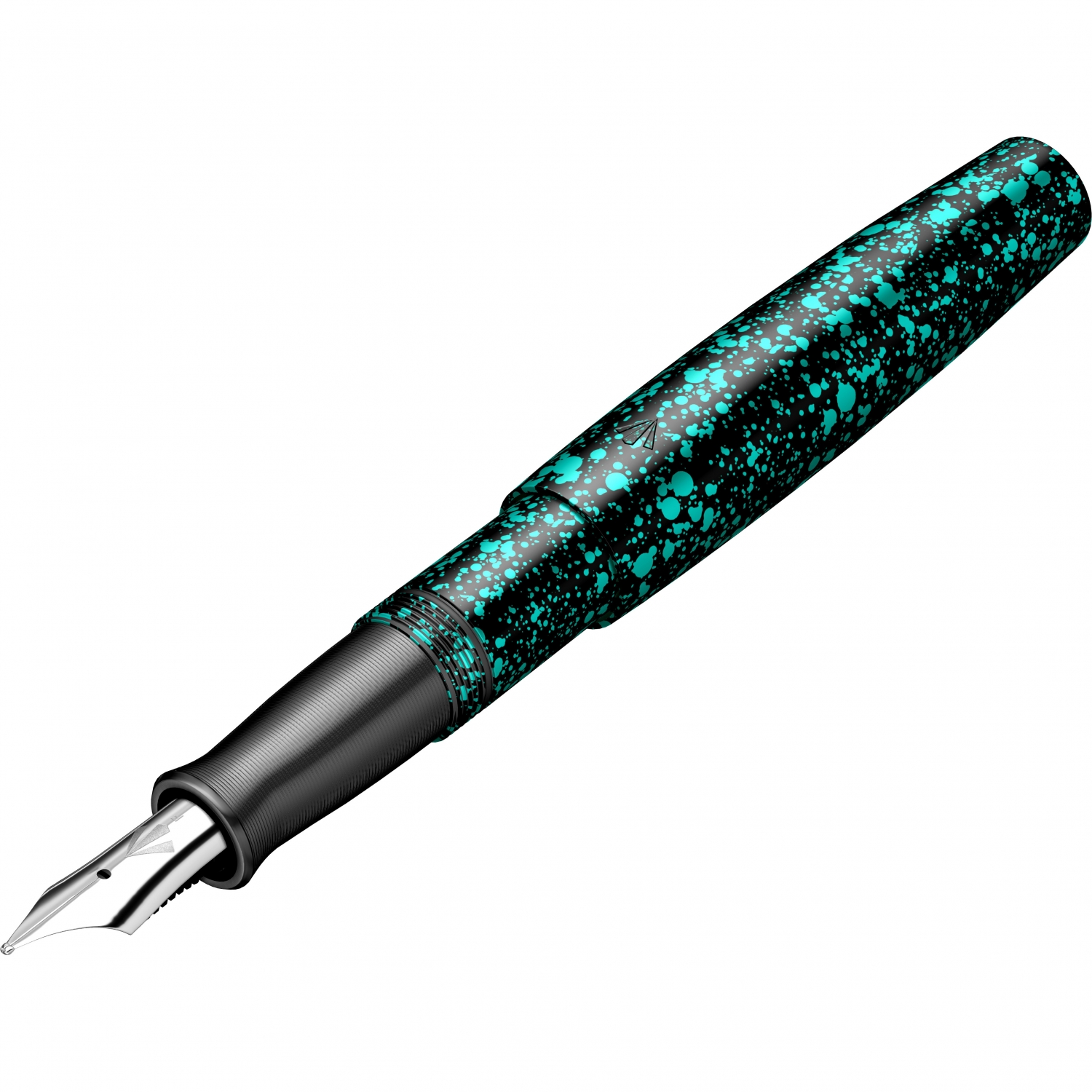 Imagine Produs Stilou Gravitas Pocket Aluminium Teal Splash 0.5 F Nib