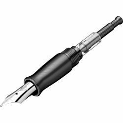 Stilou Gravitas Pocket Aluminium Teal Splash 0.5 F Nib