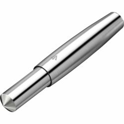 Stilou Gravitas Pocket Raw Stainless Steel 0.5 F Nib