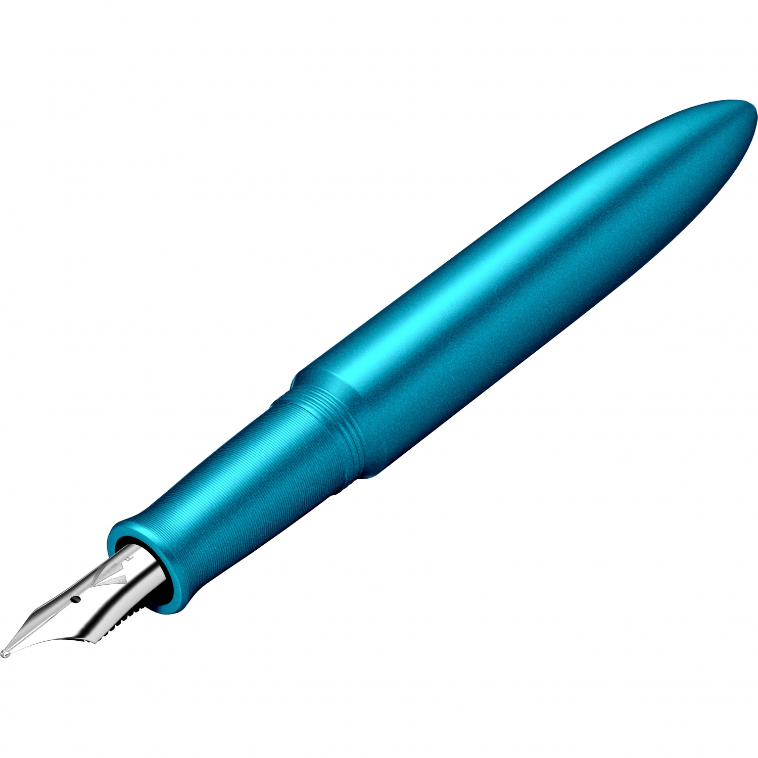 Imagine Produs Stilou Gravitas Flagship Aluminium Turquoise 0.5 F Nib