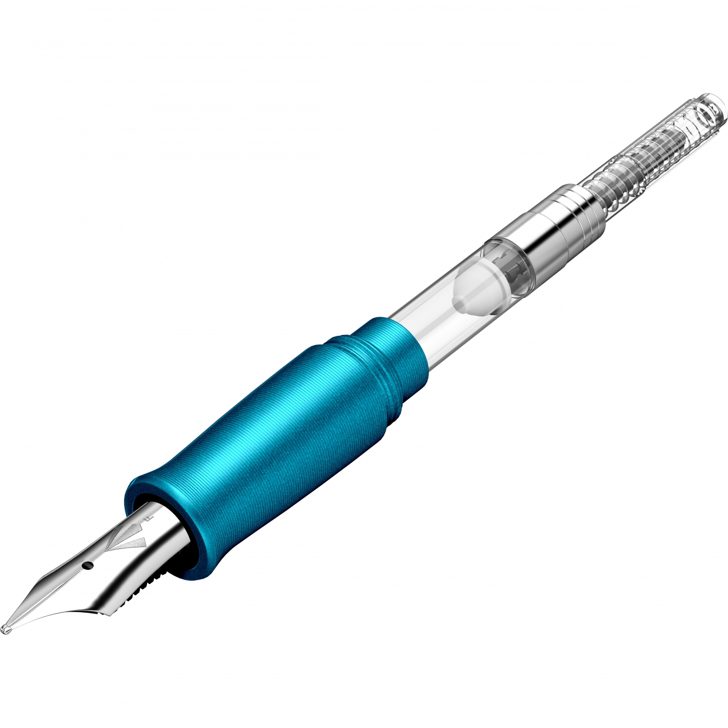 Imagine Produs Stilou Gravitas Flagship Aluminium Turquoise 0.5 F Nib