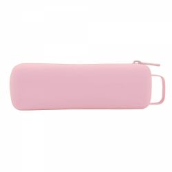 Etui Combo Silicon cu Fermoar Acvila JellyPouch Colorful Roz