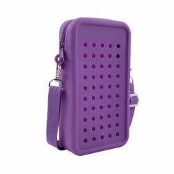 Mini Crossbody Bag Cu Fermoar Acvila Zipzoo Colorjoy Mov