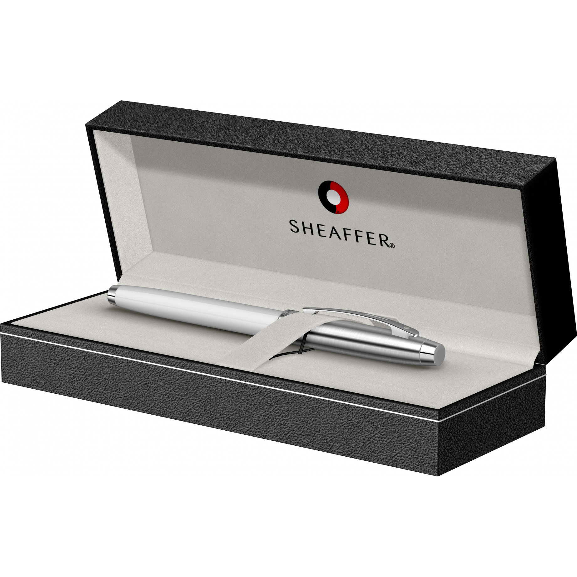 Imagine Produs Roller Sheaffer 100 Glossy White & Brushed Chrome CT