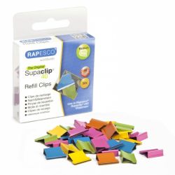 Clipsuri Metalice 40 Rapesco Supaclip Set 50 Multicolour